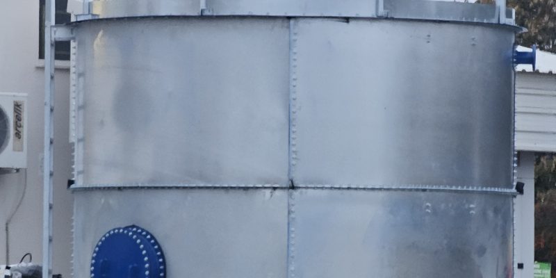 30 m3 cylindrical bolted tank 30 m3 cıvatalı silindirik su tankı