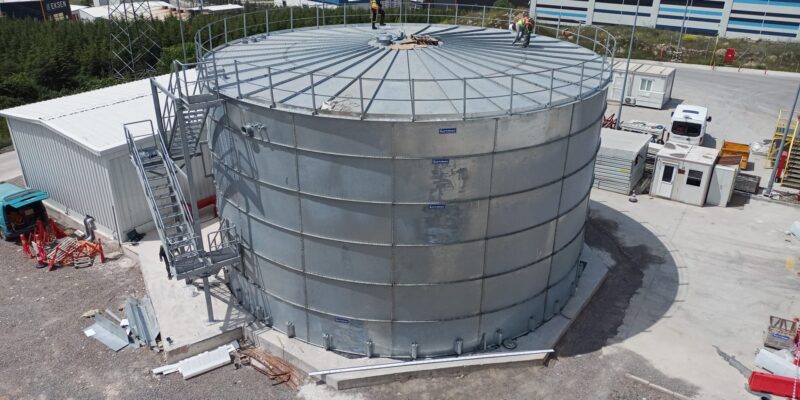 1369 m3 cıvatalı silindirik tank